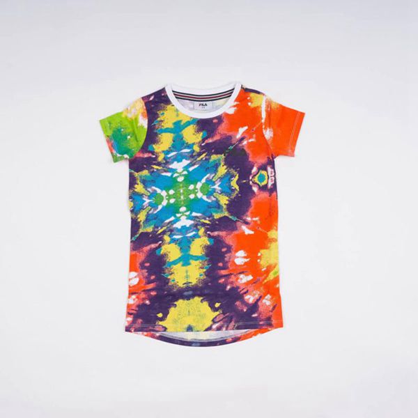 Camisetas Fila Menina Multicoloridas - Fila Billie Loja Online Portugal,INDJ-90832